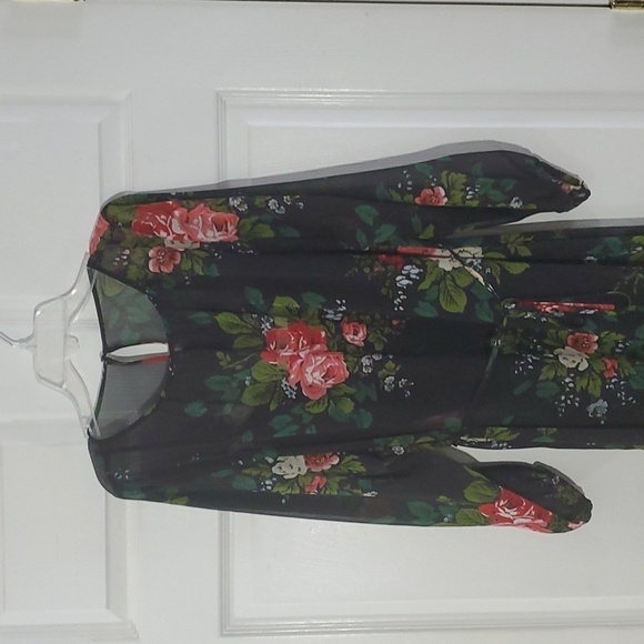 NEW Loft Floral Tie Waist Dress Size Medium M - Picture 2 of 12